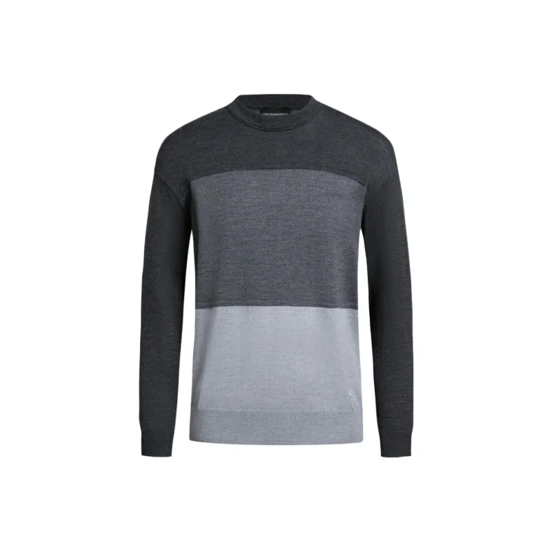 EMPORIO ARMANI Long Sleeved Crewneck Knitted Jumper-0