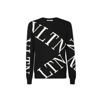 Valentino Cashmere Sweaters Men Black
