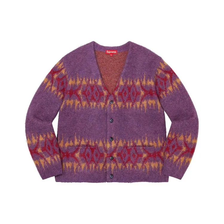 Supreme Abstract Stripe Cardigan-0