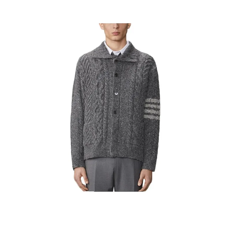 THOM BROWNE Button Up Knit Cardigan-0