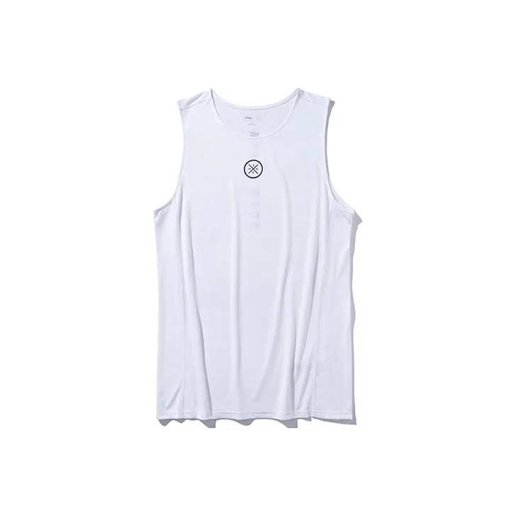 LiNing Sports Basketball Collection Tank Tops Men's White-0
