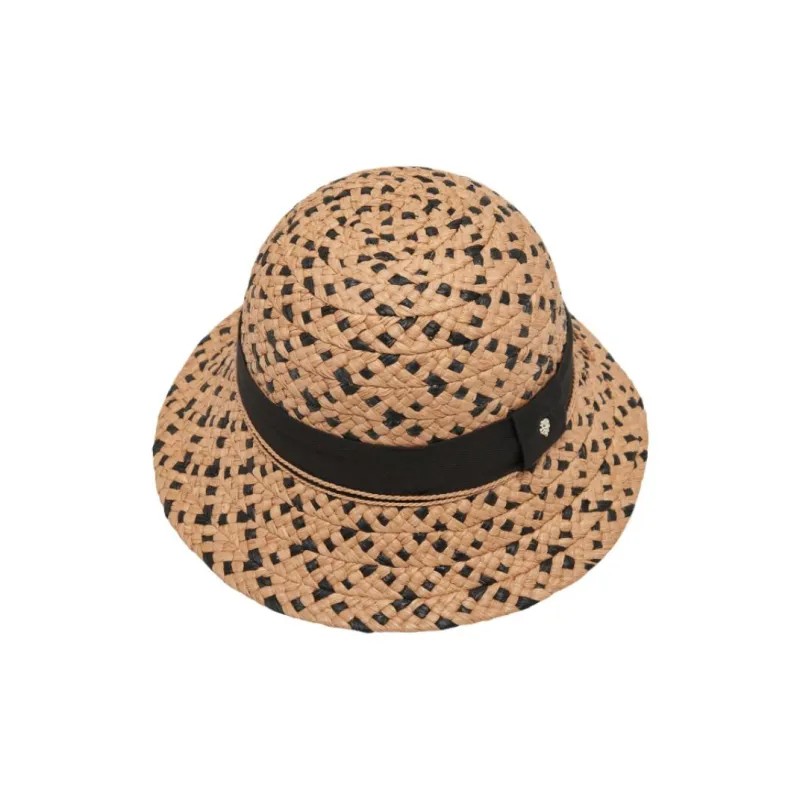 HELEN KAMINSKI Raffia, Nylon, Cotton Elastane Bucket Hats Women's Khaki-4