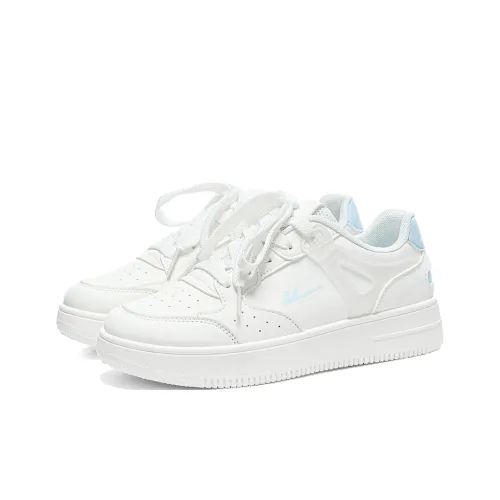 Warrior Air Force 1 Wear resistant, Lightweight, Breathable, And Non slip. Low Top Skateboard Shoes Women's White Blue