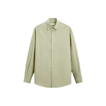 ZARA Shirts Men Olive Green