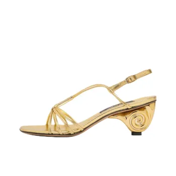 Carel Sirene One Strap Sandals 5cm Women's Gold