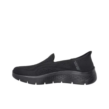 Skechers Go Walk Fle Low Top Casual Shoes Women's Black