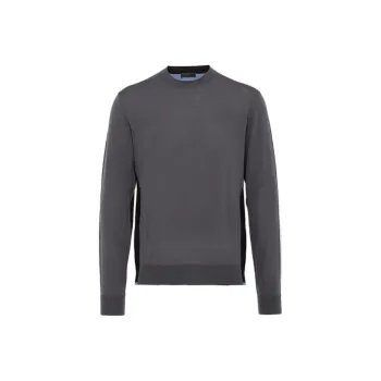 PRADA Sweaters Men Gray