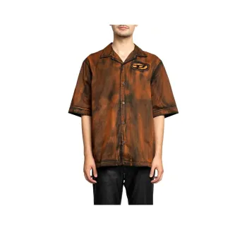 DIESEL Shirts Men Brown