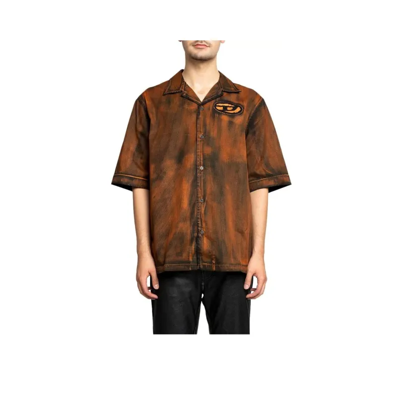 DIESEL Shirts Men Brown-0