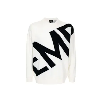 EMPORIO ARMANI Cashmere Sweaters Men White