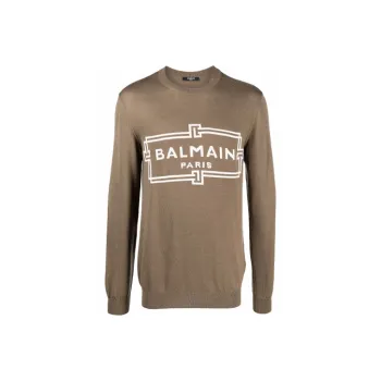 BALMAIN Sweaters Men Brown