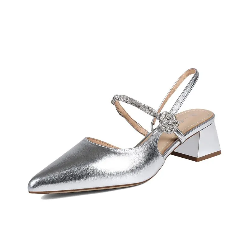Than Than Me Casual Single Shoes Women's Silver-0