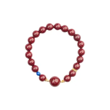 Xianyuan Reconstructed Cinnabar Bracelets Unisex