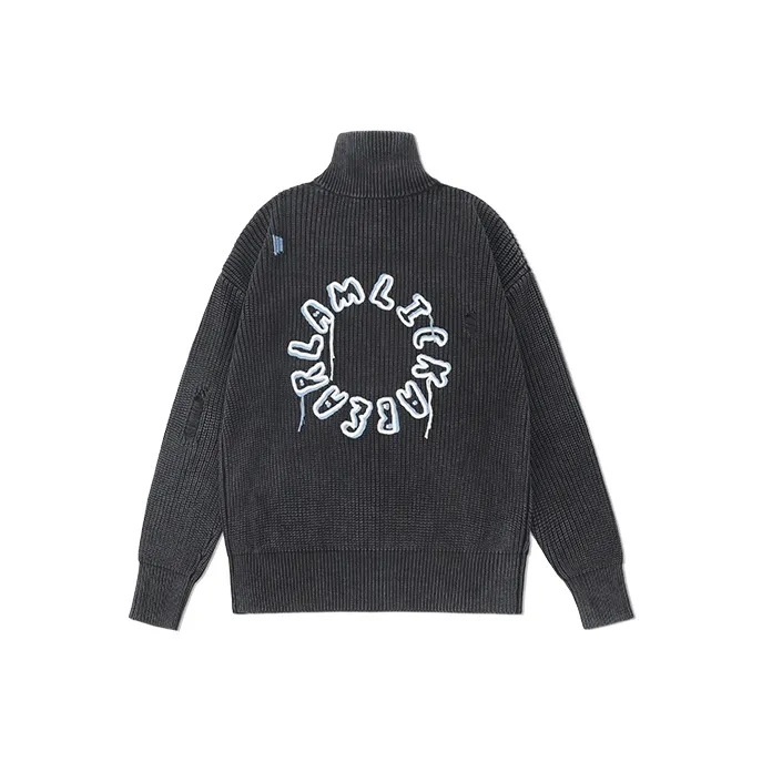 LAMLICKA Sweaters Unisex Dark Gray-0