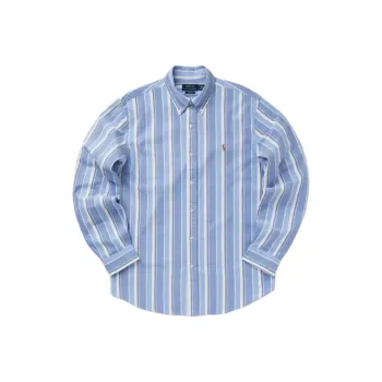 Polo Ralph Lauren Logo Embroidered Striped Shirt