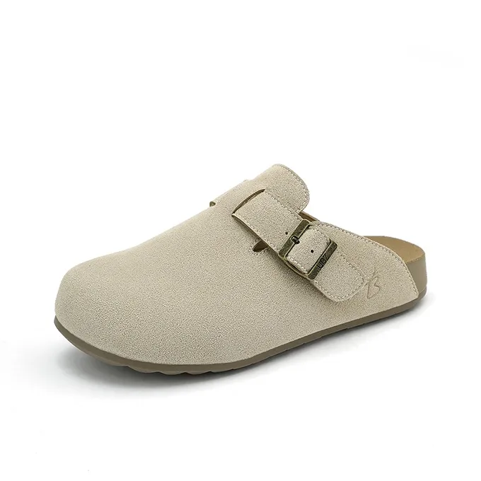 UBZ Rubber Sole Abrasion Resistant Closed Toe Slippers Women's-6