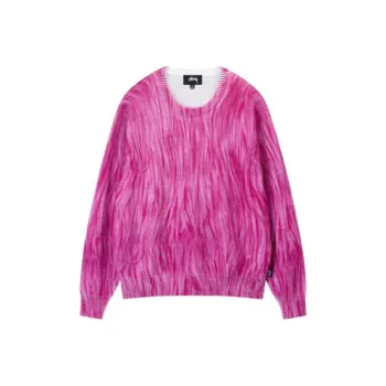 Stussy Printed Fur Sweater