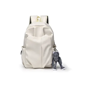 KAMLUI Abrasion Resistant Fabric Backpack Regular Unisex White/Gray/Black/Red