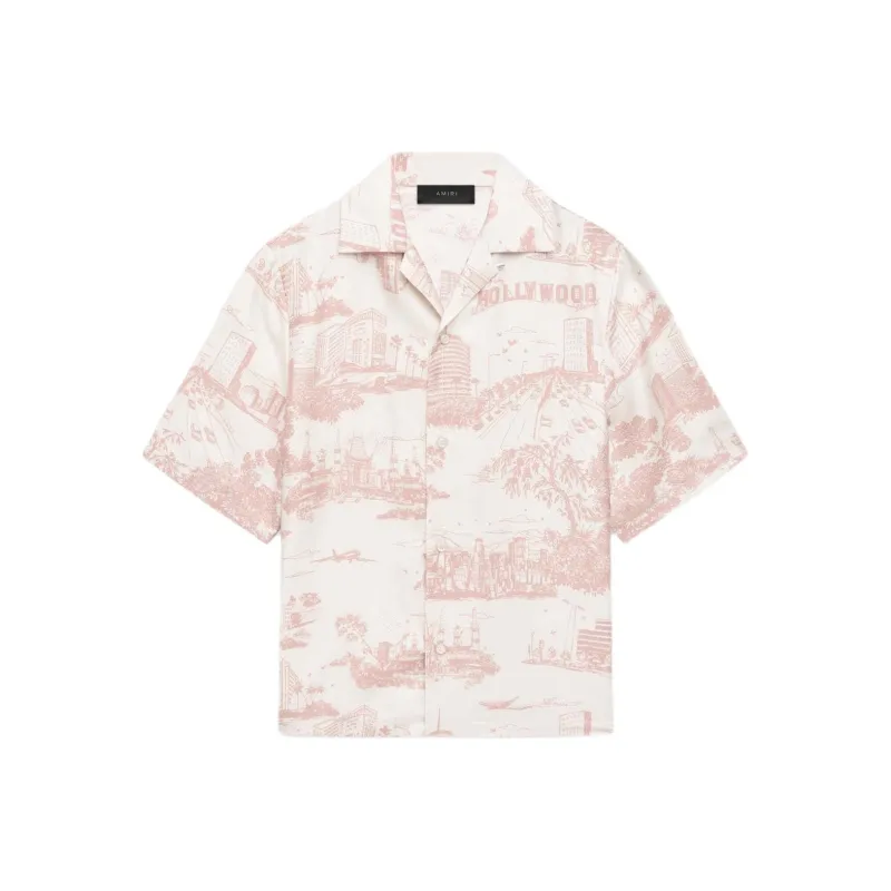 AMIRI La Landmark Bowling Shirt-0