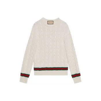 GUCCI Long sleeve Cable knit Jumper