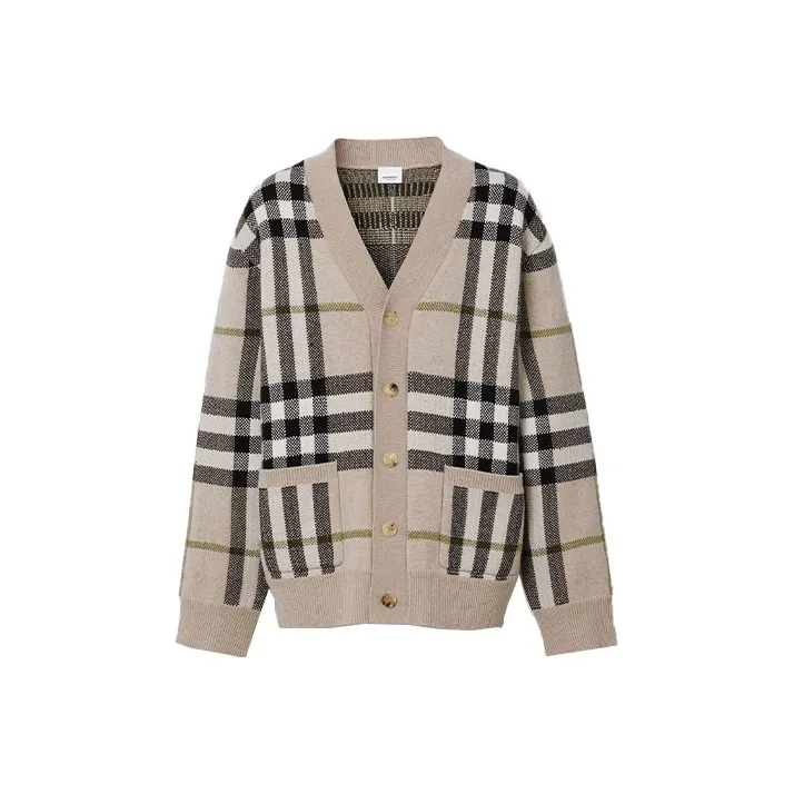 Burberry Check Pattern Cardigan-0