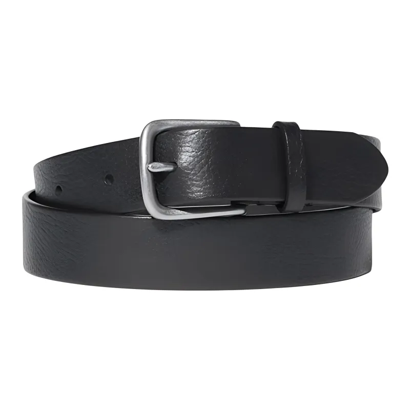 UNIQLO Leather Belts Women's Black Width 3cm-0