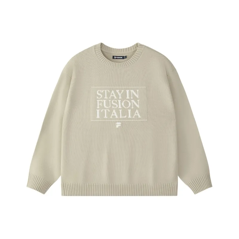 FILA FUSION Sweaters Unisex Feather Gray-0