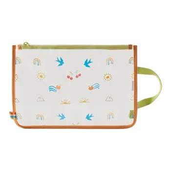 ZARA Thermoplastic PU Polyester Handbag Regular Women's Transparent Multicolor