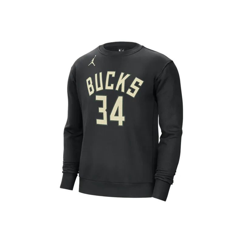 Jordan Nba Milwaukee Bucks Giannis Antetokounpo Fleece Loose Fit Sweatshirt-0