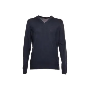 FEDELI SS22 Cashmere Sweater Men's Dark Blue