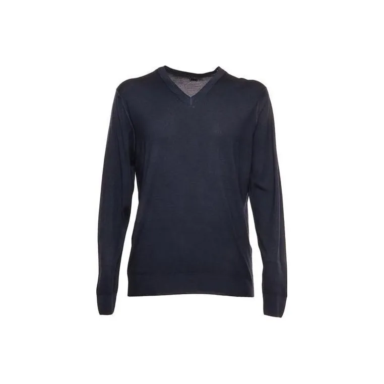 FEDELI SS22 Cashmere Sweater Men's Dark Blue-0
