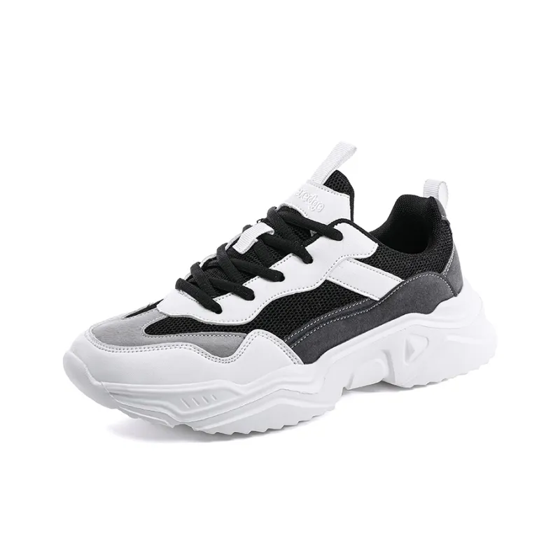 SUPEREDGE Anti Slip Wear Resistant Low Top Chunky Sneakers Unisex-1
