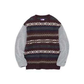 THE NORTH FACE PURPLE LABEL Sweaters Unisex Dark Red