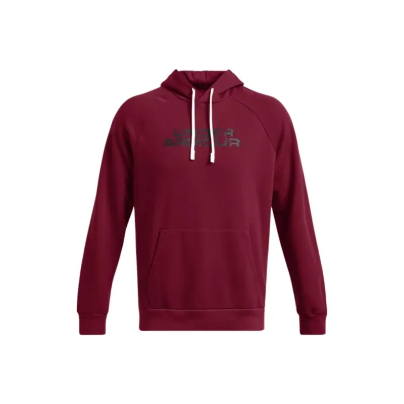 Under Armour Rival Fleece Glitch Sweatshirt Men's Red-0