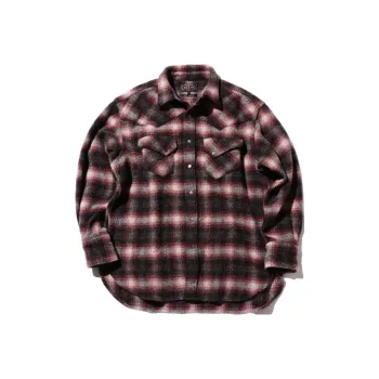 Beams Checked Western Shirt