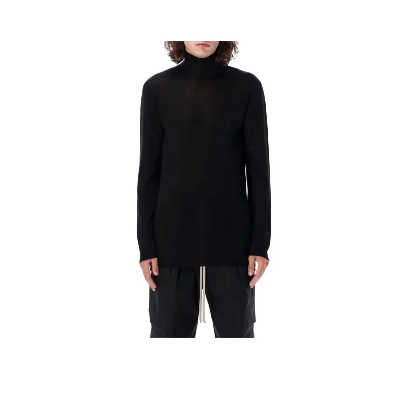 RICK OWENS Level High Neck Knitted Jumper-0