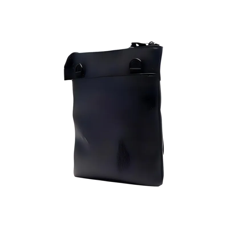 VERSACE JEANS COUTURE Polyurethane Messenger Bag, Crossbody Bag, Shoulder Bag Men's Black-1