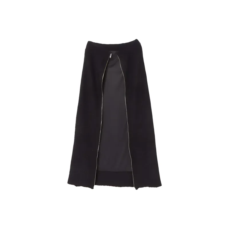 Beams Casual Long Skirt Women's Black-2
