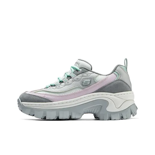 Skechers Street Honey Cake Shoes Abrasion Resistant Slip Resistant Low Top Casual Shoes Women's Light Green