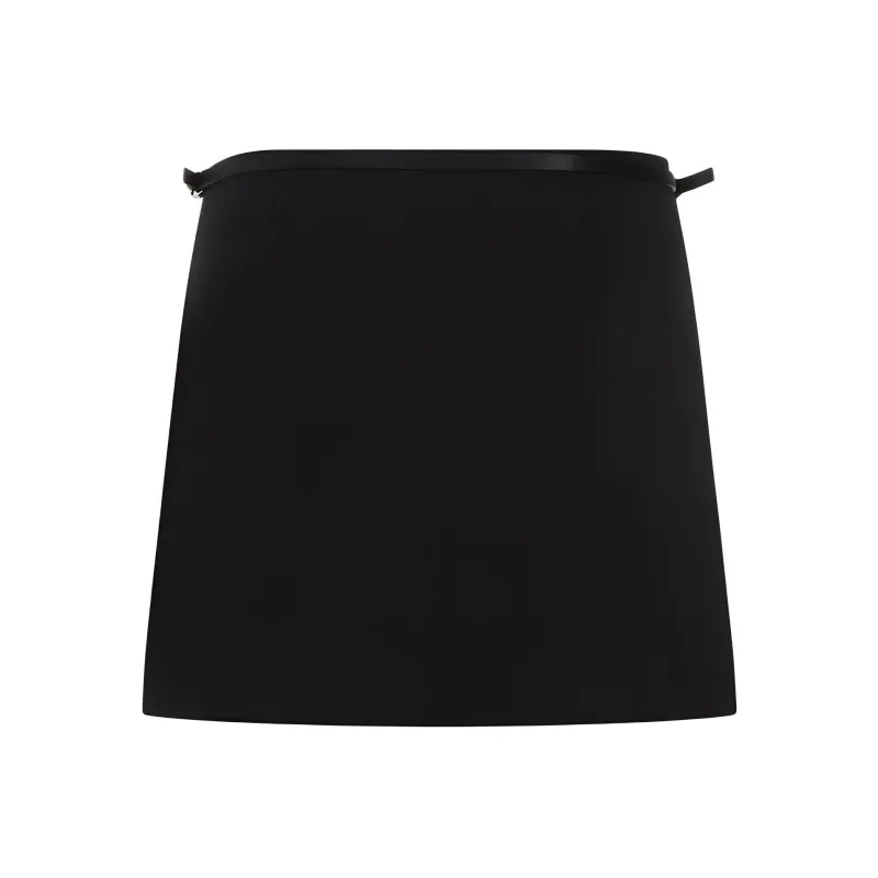 Givenchy Belted Wrap Mini Skirt-1
