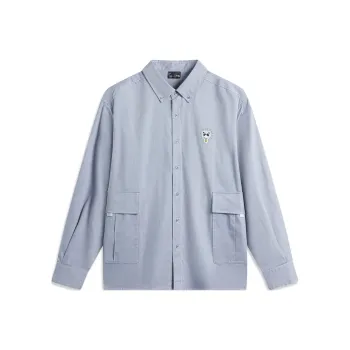 LiNing Sports Life Collection Shirt Men's Sea Salt Blue
