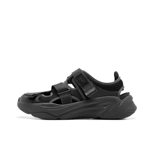 QIAODAN Anti Slip Wear Resistant River Trekking Shoes Men's Black