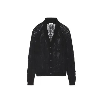 SAINT LAURENT Button down Fitted Cardigan