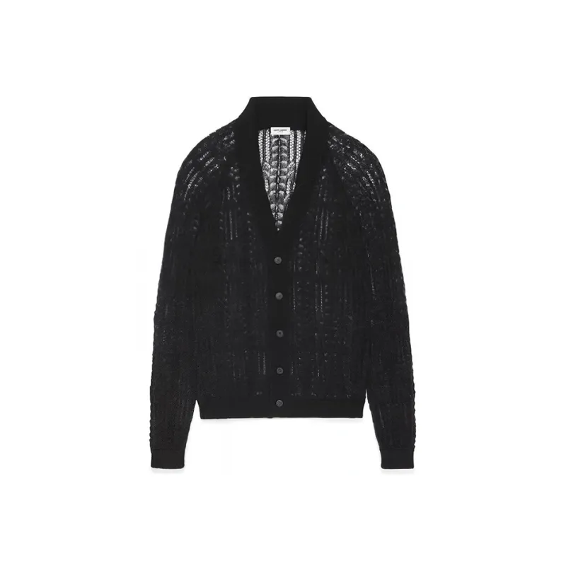 SAINT LAURENT Button down Fitted Cardigan-0