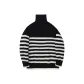 Black with White Stripes