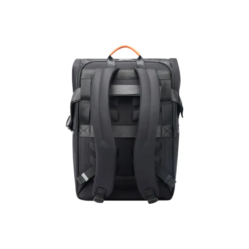 BOPAI Fabric With Microfiber Backpack Laptop Bag Regular Men's Black-3