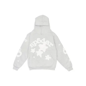 Sp5der Women's Cropped Beluga Hoodie