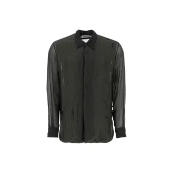 DRIES VAN NOTEN Sequined Georgette Shirt