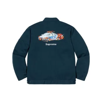 Supreme Cop Car Embroidered Jacket