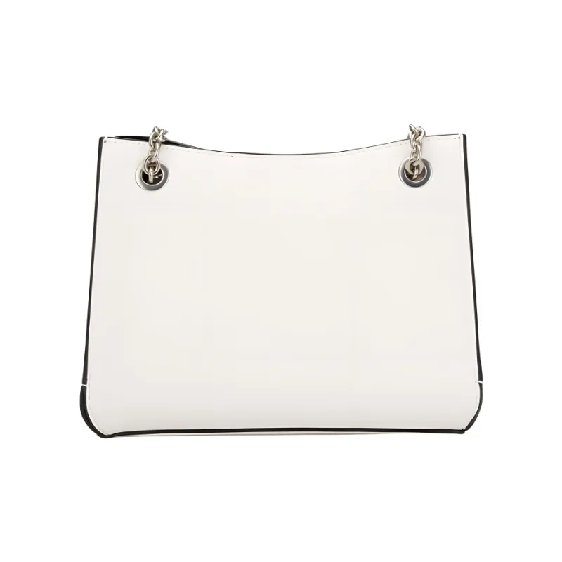 CALVIN KLEIN Polyurethane Handbag, Shoulder Bag Women's White-3